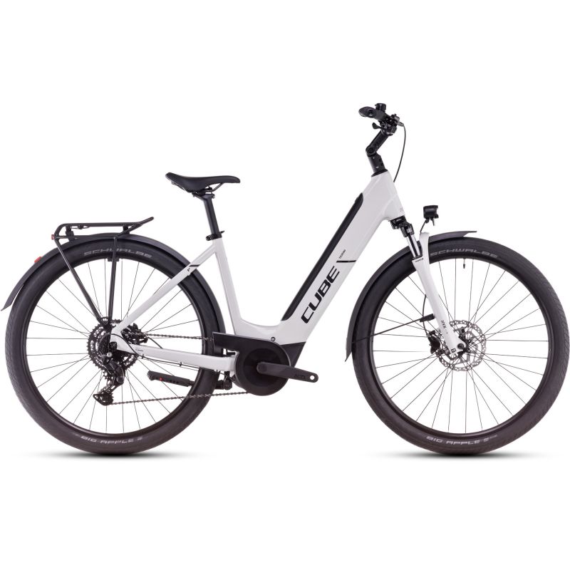 Vélo électrique CUBE Touring Hybrid ONE 500 Cotton'n'black Easy Entry